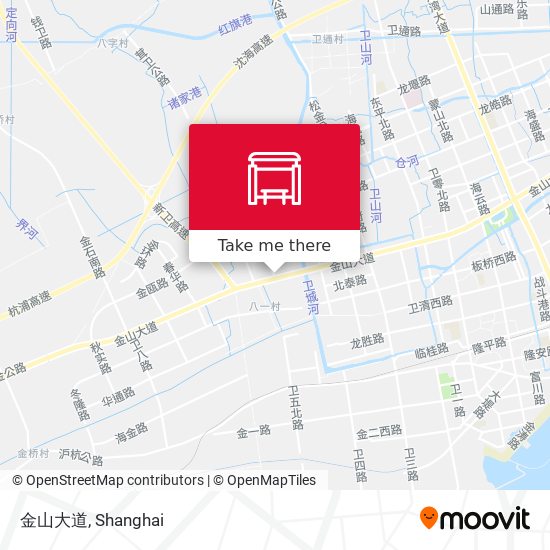 金山大道 map
