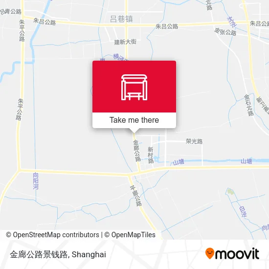 金廊公路景钱路 map