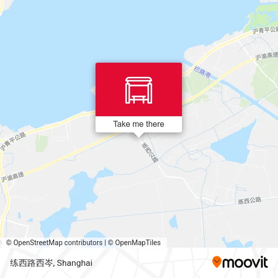 练西路西岑 map