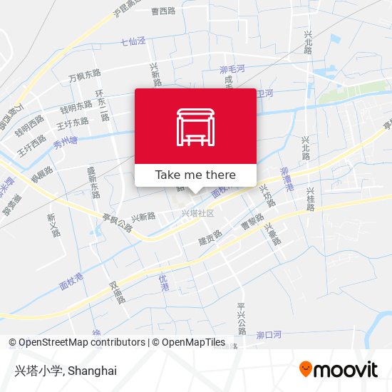 兴塔小学 map
