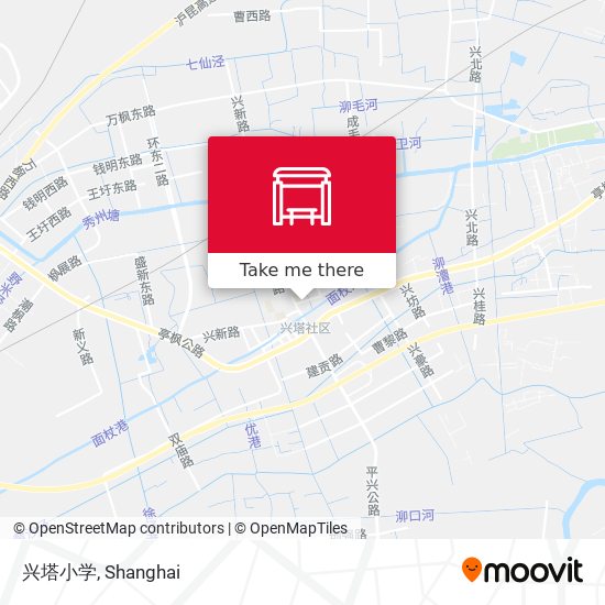 兴塔小学 map