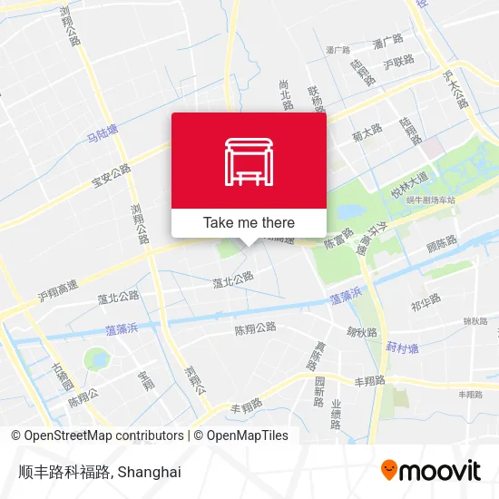 顺丰路科福路 map