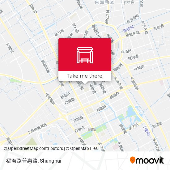 福海路普惠路 map