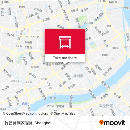 许昌路周家嘴路 map