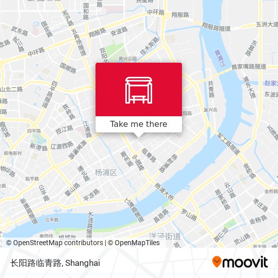 长阳路临青路 map