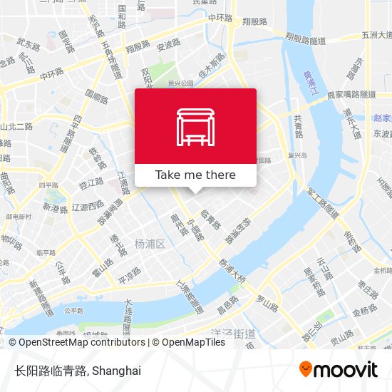 长阳路临青路 map