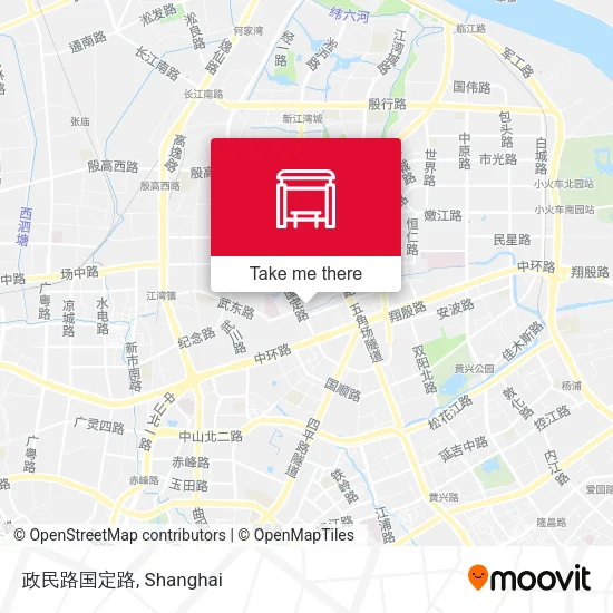 政民路国定路 map