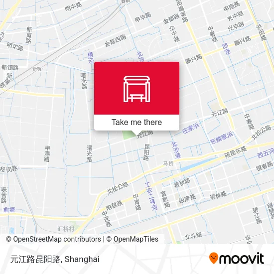 元江路昆阳路 map