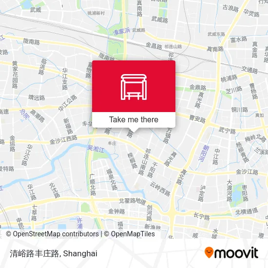 清峪路丰庄路 map