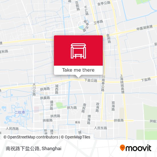 南祝路下盐公路 map