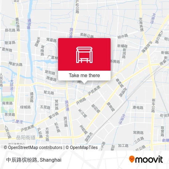 中辰路缤纷路 map