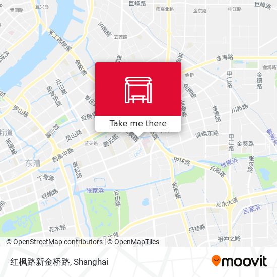 红枫路新金桥路 map