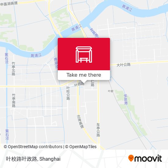 叶校路叶政路 map