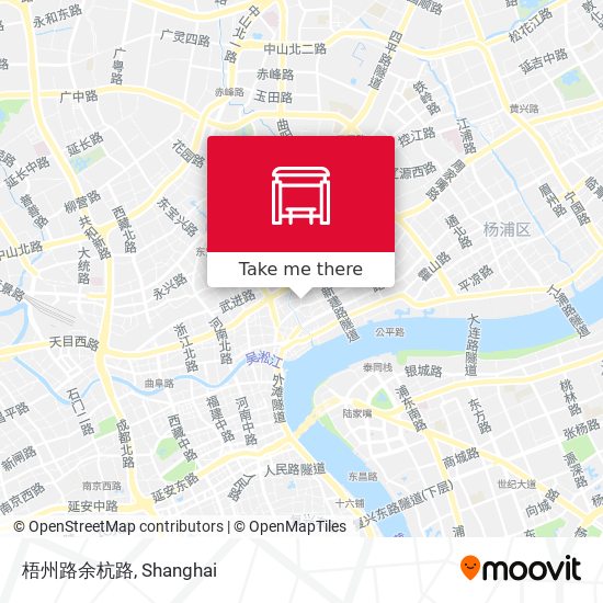 梧州路余杭路 map