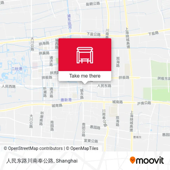 人民东路川南奉公路 map