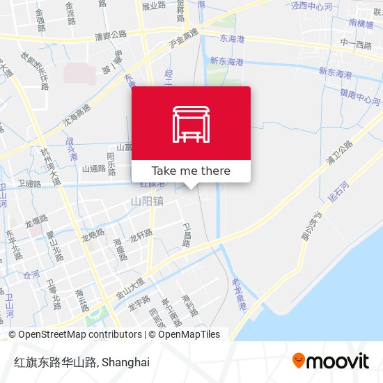 红旗东路华山路 map
