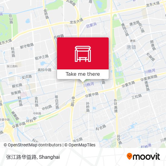 张江路华益路 map