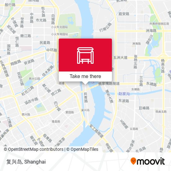 复兴岛 map
