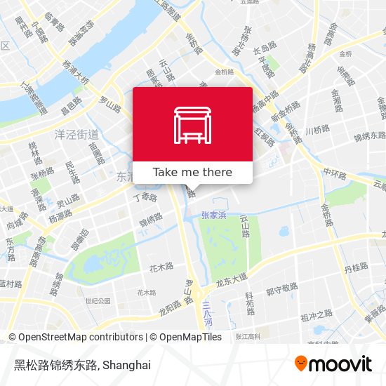 黑松路锦绣东路 map
