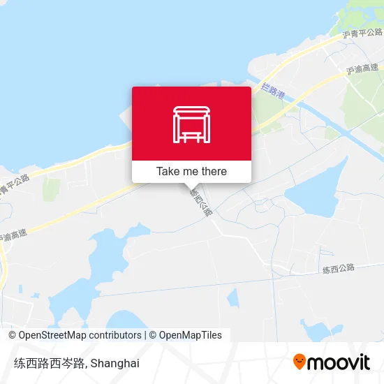 练西路西岑路 map