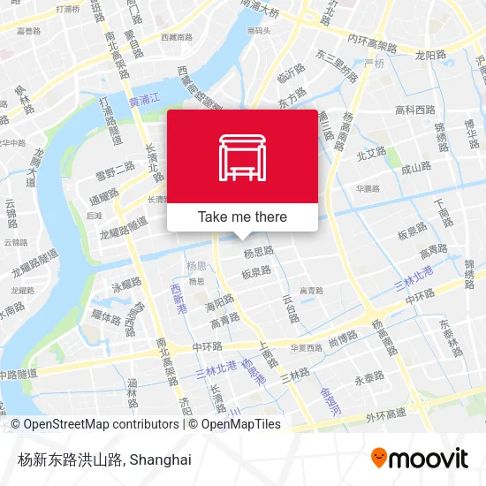 杨新东路洪山路 map