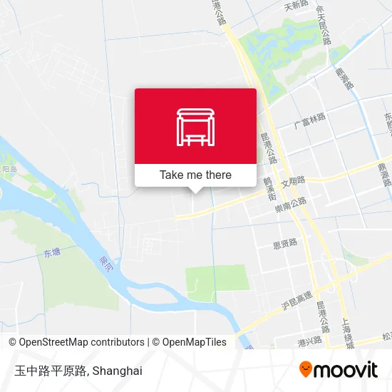 玉中路平原路 map
