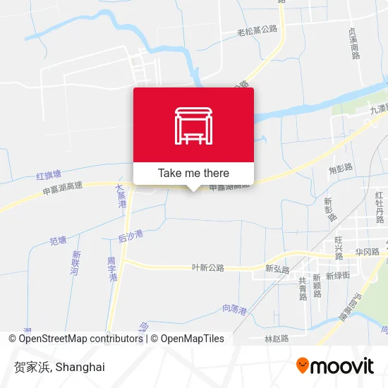 贺家浜 map