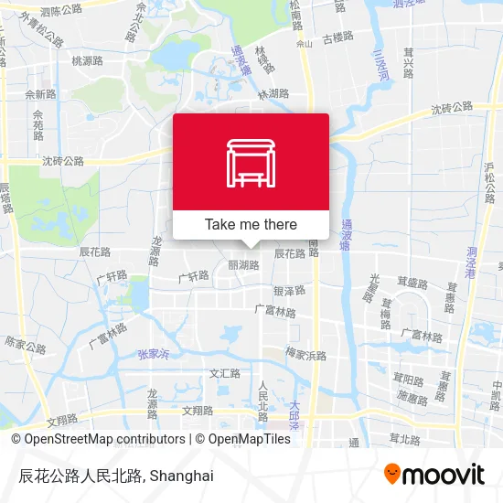 辰花公路人民北路 map