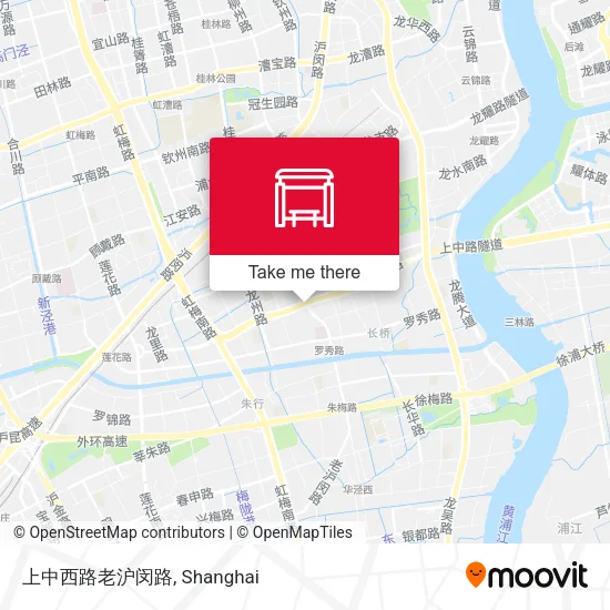 上中西路老沪闵路 map