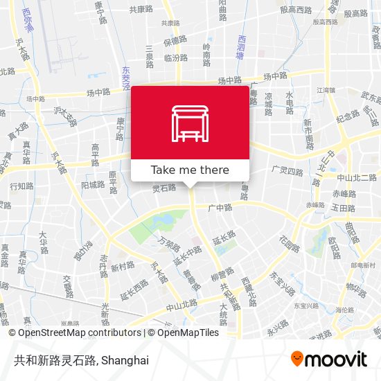 共和新路灵石路 map