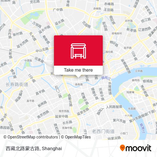 西藏北路蒙古路 map