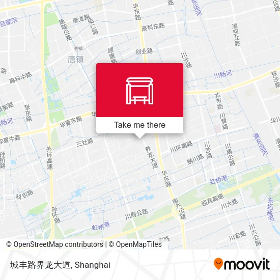 城丰路界龙大道 map