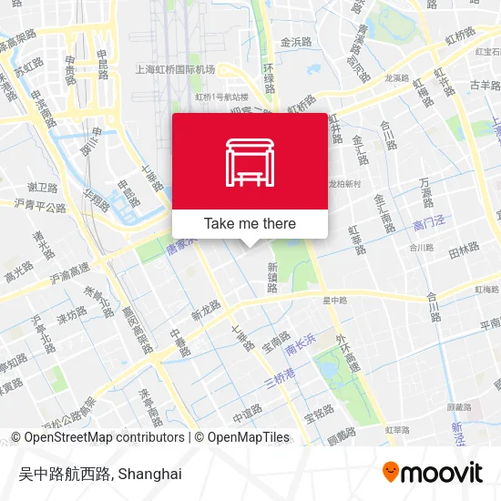 吴中路航西路 map