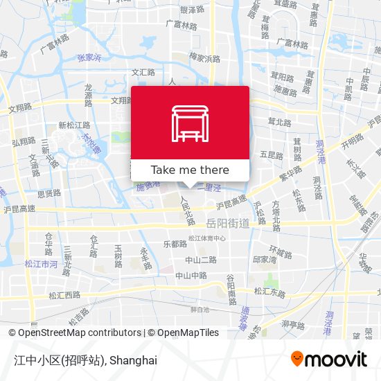 江中小区(招呼站) map