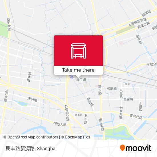民丰路新源路 map