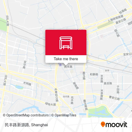 民丰路新源路 map
