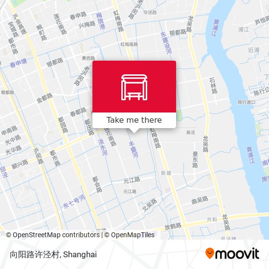 向阳路许泾村 map