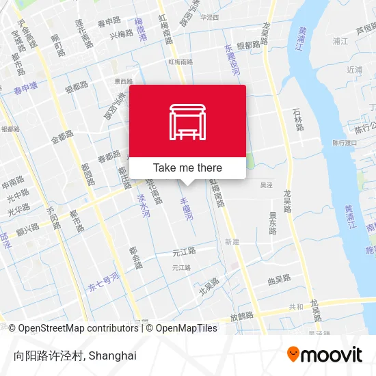 向阳路许泾村 map