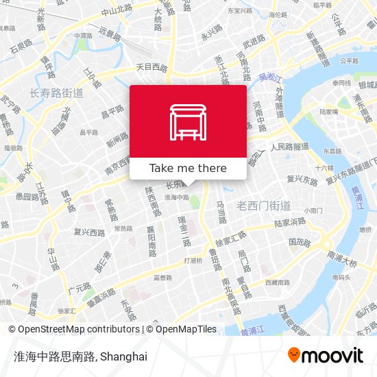 淮海中路思南路 map