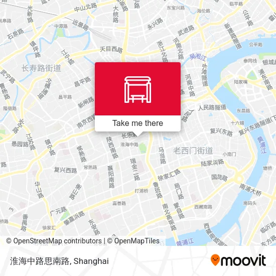淮海中路思南路 map