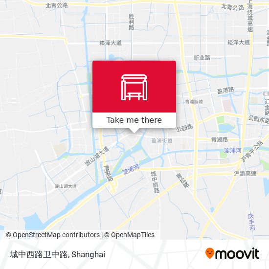 城中西路卫中路 map