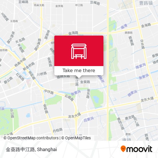 金葵路申江路 map
