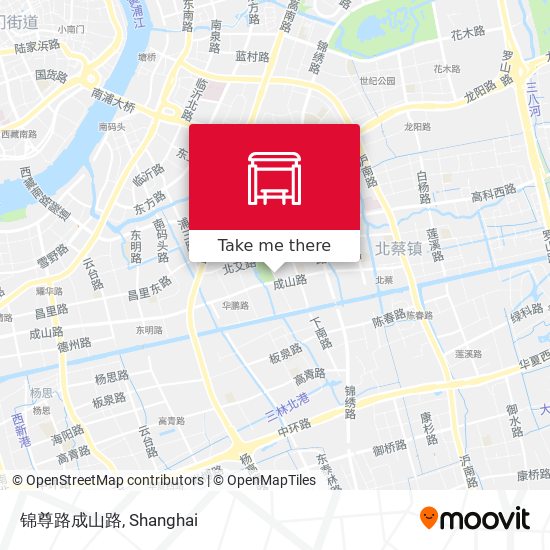 锦尊路成山路 map