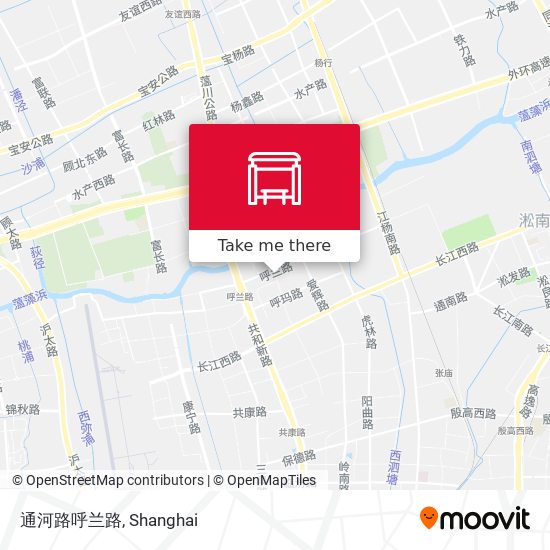 通河路呼兰路 map
