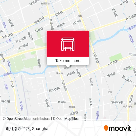通河路呼兰路 map