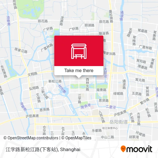 江学路新松江路(下客站) map