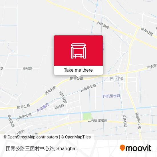 团青公路三团村中心路 map