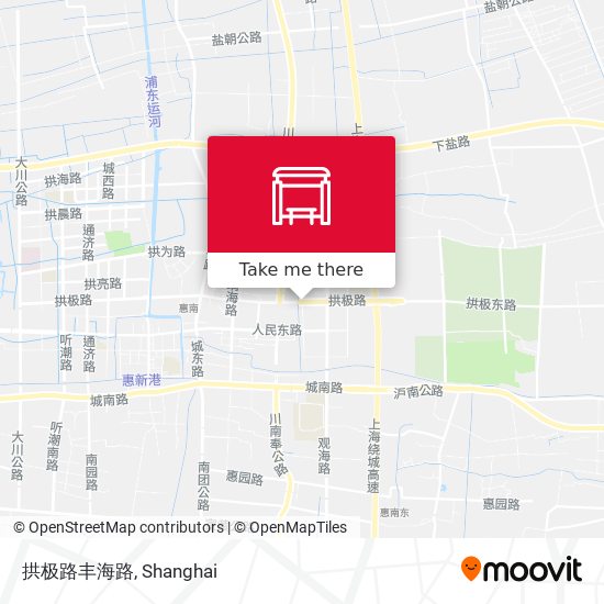 拱极路丰海路 map