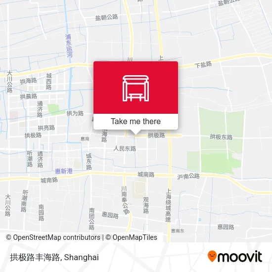 拱极路丰海路 map