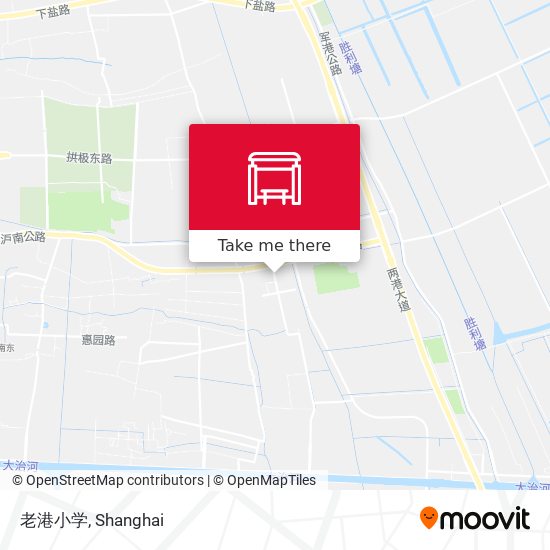 老港小学 map
